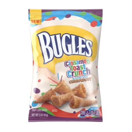 Bugles Cinnamon Toast Crunch 85 g (6 Pack) Exotic Snacks Wholesale Montreal Quebec Canada