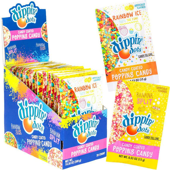 Koko's Dippin' Dots Coated Popping Candy 15 g (20 Pack) Exotic Candy Wholesale Montreal Quebec Canada