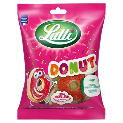 Lutti Donut Gummies 100 g (18 Pack) Exotic Candy Wholesale Montreal Quebec Canada