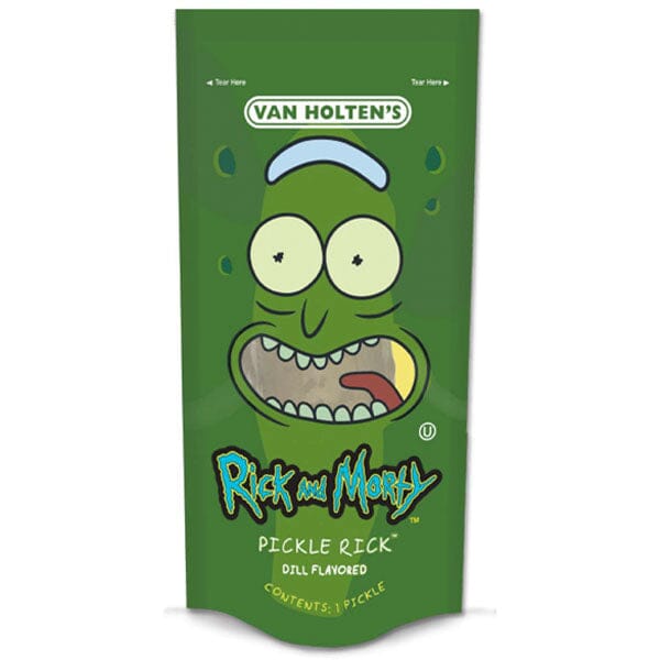 Van Holten's Rick & Morty Pickle Rick 200 g (12 Pack) Exotic Snacks Wholesale Montreal Quebec Canada