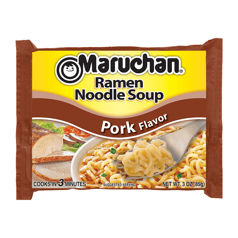 Maruchan Ramen Noodle Soup Pack Pork 85 g (24 Pack) Exotic Snacks Wholesale Montreal Quebec Canada