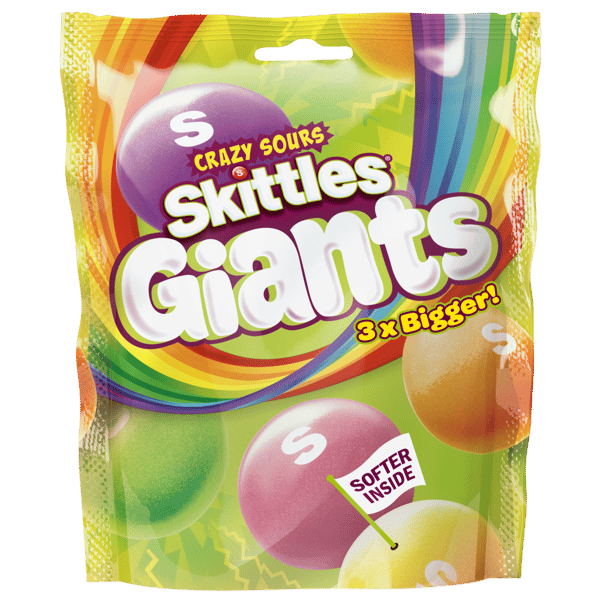 Skittles Giants Crazy Sours 141 g (15 Pack)