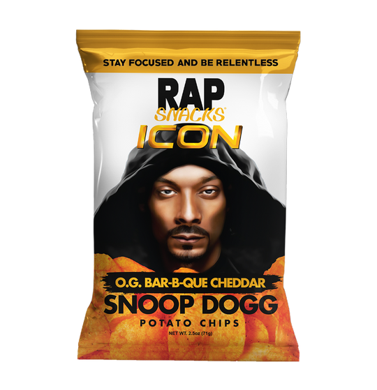 Snoop Dogg O.G. Bar-B-Que Cheddar Chips 71 g (16 Pack)