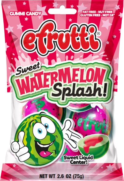 eFrutti Watermelon Splash 75 g (12 Pack) Exotic Candy Wholesale Montreal Quebec Canada