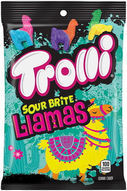 Trolli Sour Brite Llamas 120 g (12 Pack) Exotic Candy Wholesale Montreal Quebec Canada