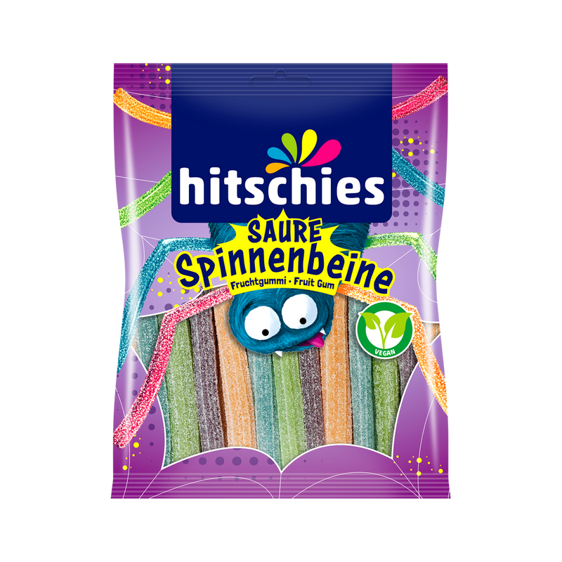 Hitschies Sour Spider Legs (Saure Spinnenbeine) Gummies 125 g (20 Pack –  Exotics Wholesale