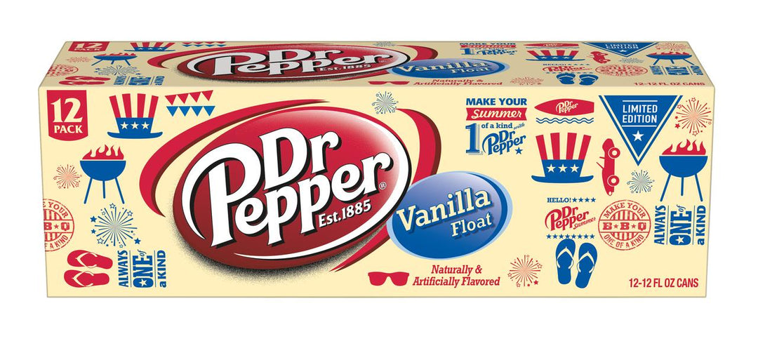 Dr Pepper Vanilla Float 355 mL (12 Pack)