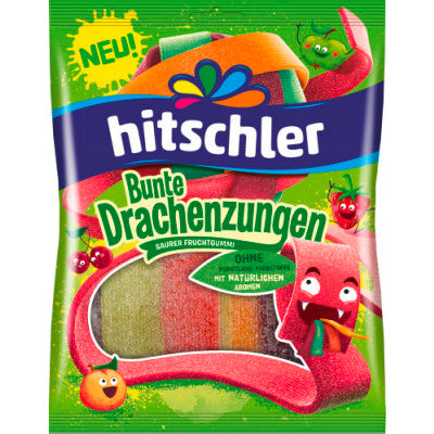 Hitschler Sour Dragon Tongues Gummies 125 g (20 Pack)