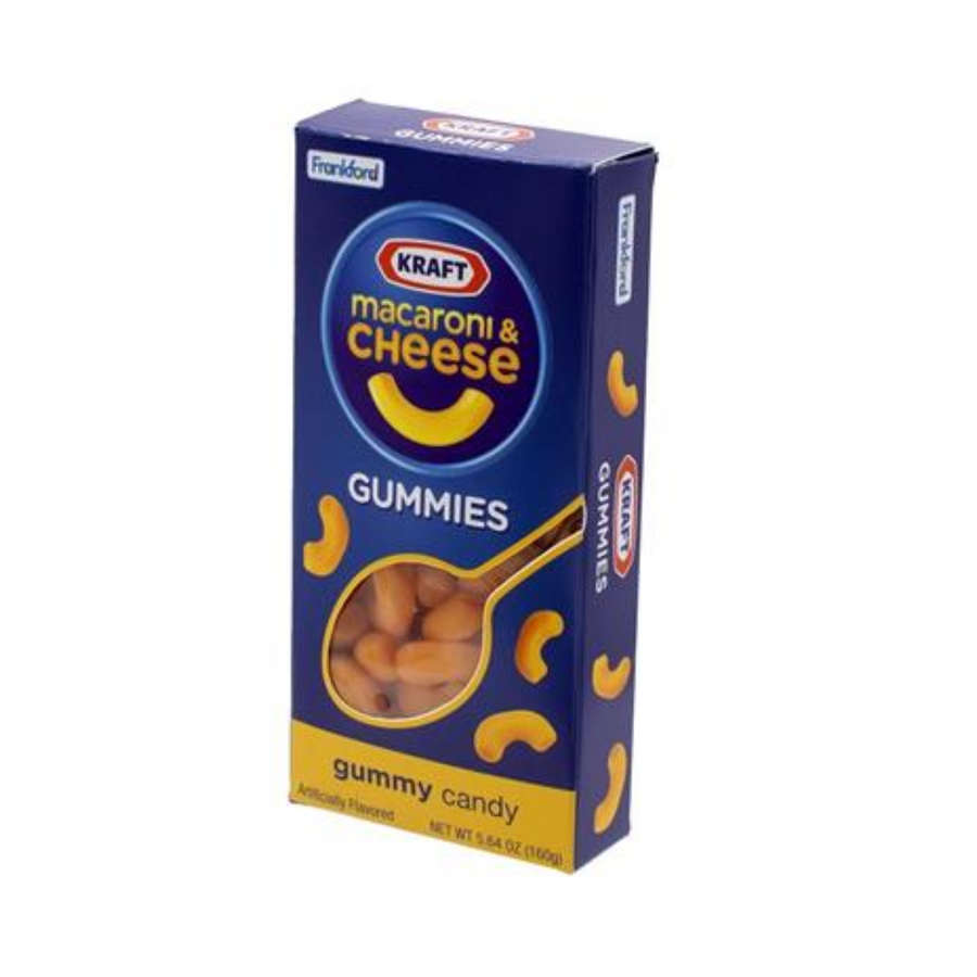 Kraft Macaroni & Cheese Gummy Candy 160 g (8 Pack) Imported Exotic Candy Wholesale Montreal Quebec Canada