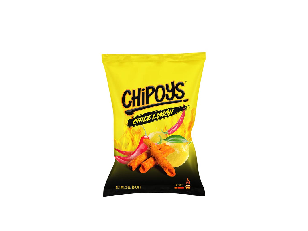 Chipoys Chile Limon Tortilla Chips 56.7 g (10 Pack)