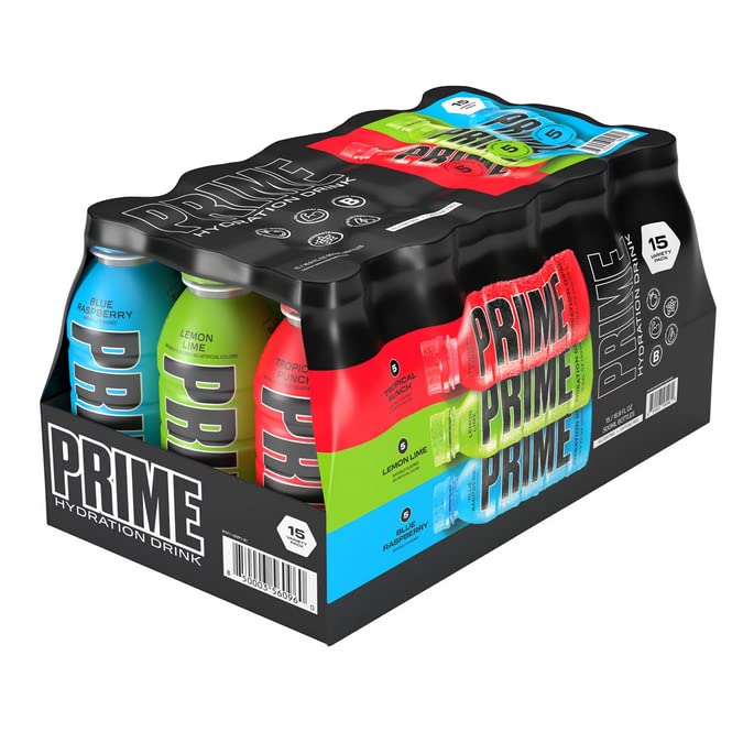 Prime Hydration Drink Variety Pack 500 mL (15 Pack)