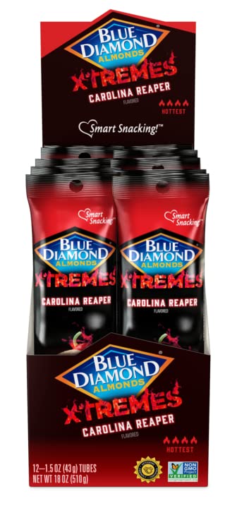 Blue Diamond XTREMES Carolina Reaper 43 g (12 Pack) Imported Exotic Snacks WHolesale MOntreal QUbeec Canada