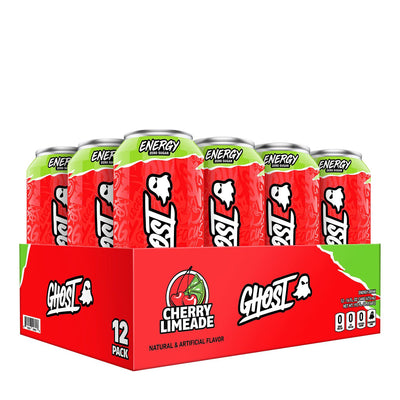 Ghost Energy Cherry Limeade 473 mL (12 Pack) Exotic Energy Drinks Wholesale Montreal Quebec Canada