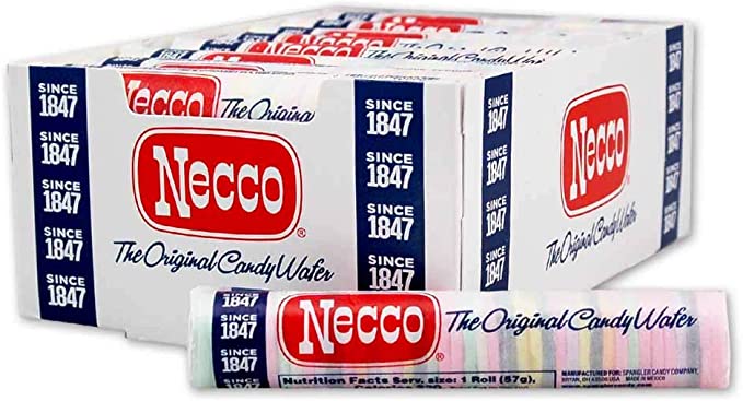 Necco Candy Wafer Rolls 57 g (24 Pack)