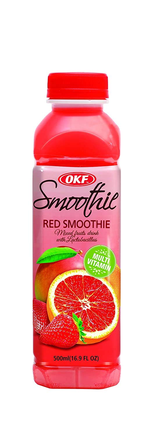 OKF Red Smoothie 500 ml Imported Exotic Drink Montreal Canada Wholesale