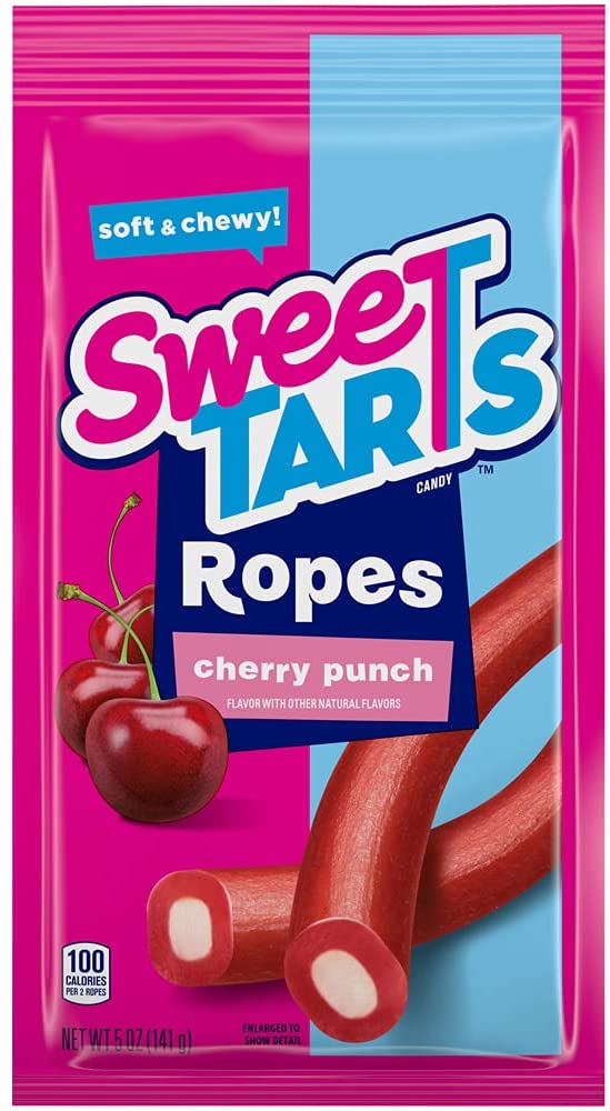 SweeTarts Cherry Punch Ropes 141 g (12 Pack) Exotic Candy Wholesale Montreal Quebec Canada