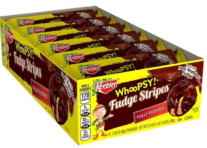 Keebler Whoopsy! Fudge Stripe Cookies 66 g (12 Pack)