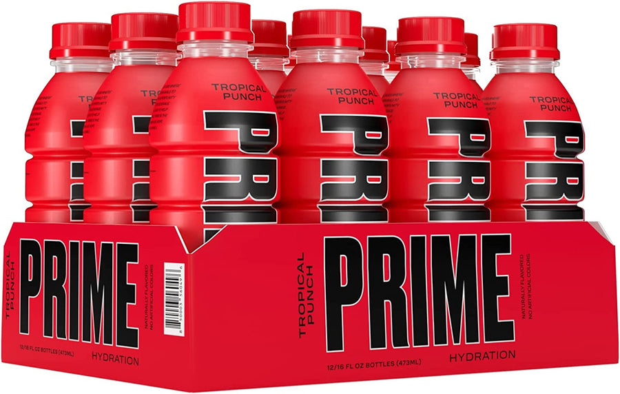 Prime Hydration Tropical Punch 500 ml Imported Exotic Drink Montreal Quebec Canada