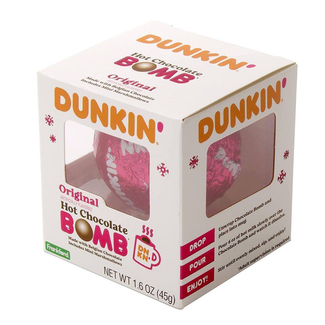 Dunkin' Original Hot Chocolate Bomb 45 g (24 Pack)