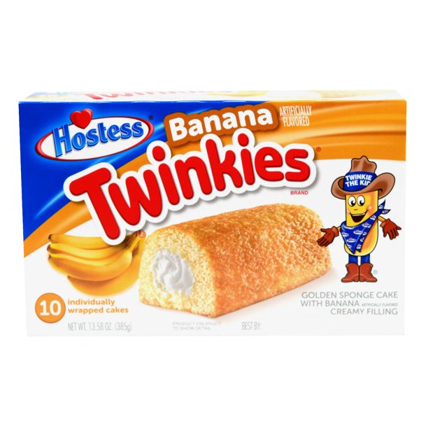 Hostess Banana Twinkies 385 g (6 Pack)