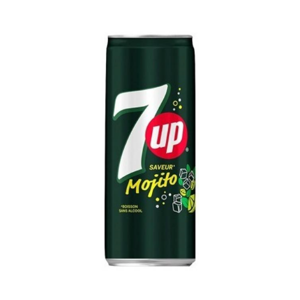 7UP Mojito 330 mL (24 Pack) Exotic Drinks Wholesale Montreal Quebec Canada