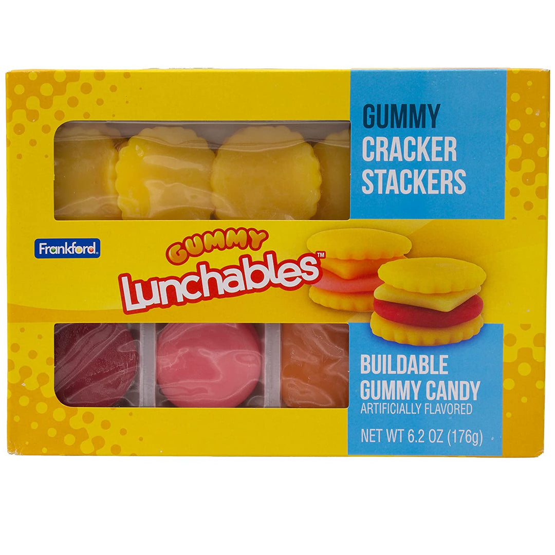 Kraft Lunchables Gummy Cracker Stackers 176 g (10 Pack) Imported Exotic Candy Wholesale Montreal Quebec Canada