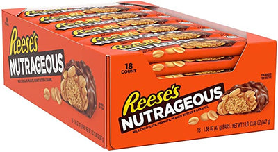 Reese's Nutrageous Bar 47 g ( 18 Pack) Exotic Snacks Wholesale Montreal Quebec Canada
