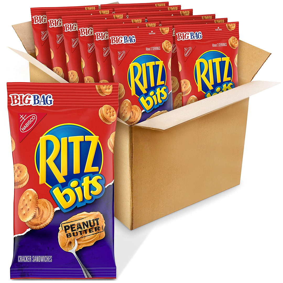 Ritz Bits Peanut Butter Crackers 85 g (12 Pack)