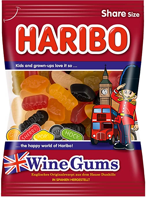 Haribo Wine Gum 200 g (20 Pack)