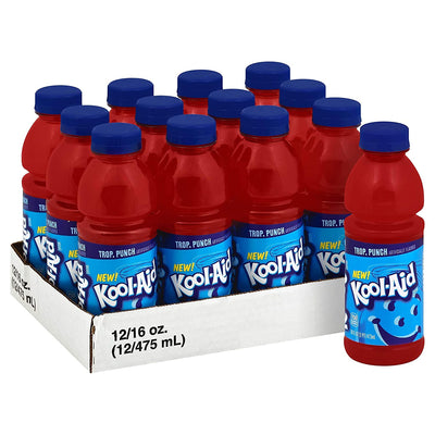 Kool-Aid Tropical Punch Beverage 473 mL Imported Exotic Wholesale Drinks Montreal Quebec Canada