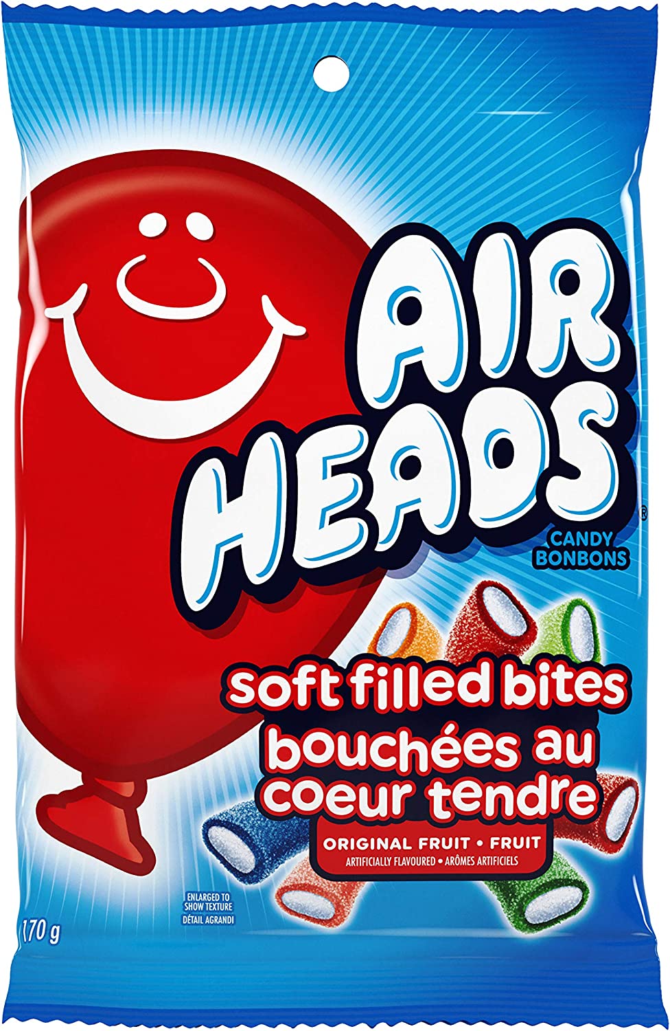 Airheads Soft Filled Bites 170 g (12 Pack) Imported Exotic Candy Wholesale Montreal Quebec Canada