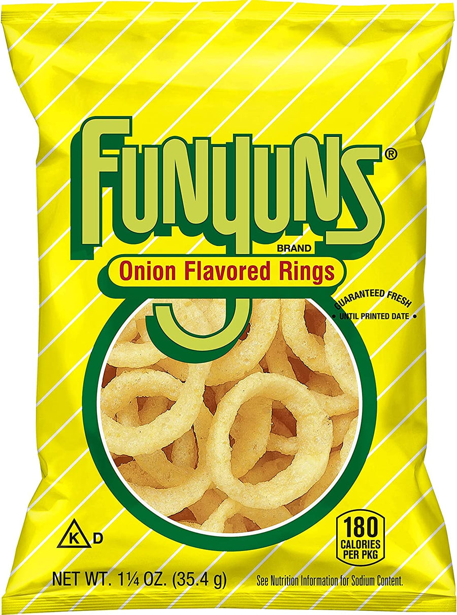 FUNYUNS Onion Flavored Rings 35.4 g (64 Pack) Exotic Snacks Wholesale Montreal Quebec Canada