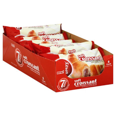 7Days Soft Chocolate Croissant 75 g (24 Pack)