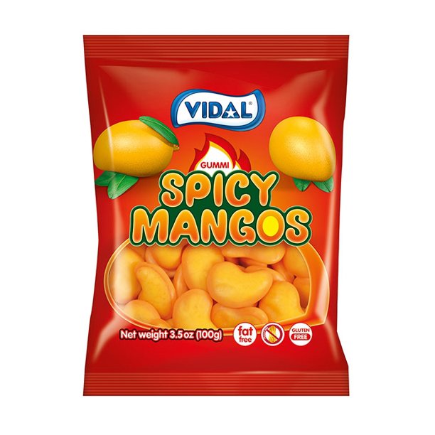 Vidal Spicy Mango 100 g Imported Exotic Candy Wholesale Montreal Quebec Canada