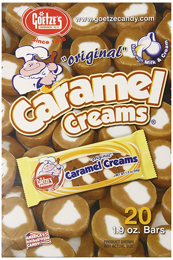 Goetze's Caramel Cream 10Pack Candy 54 g (20 Pack) Exotics Wholesale