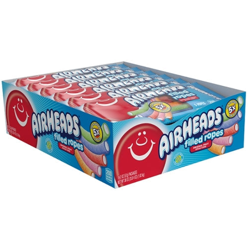Airheads Filled Fruit Ropes Original 57 g (18 Pack) Exotic Candy Wholesale Distribution Montreal Quebec Canada