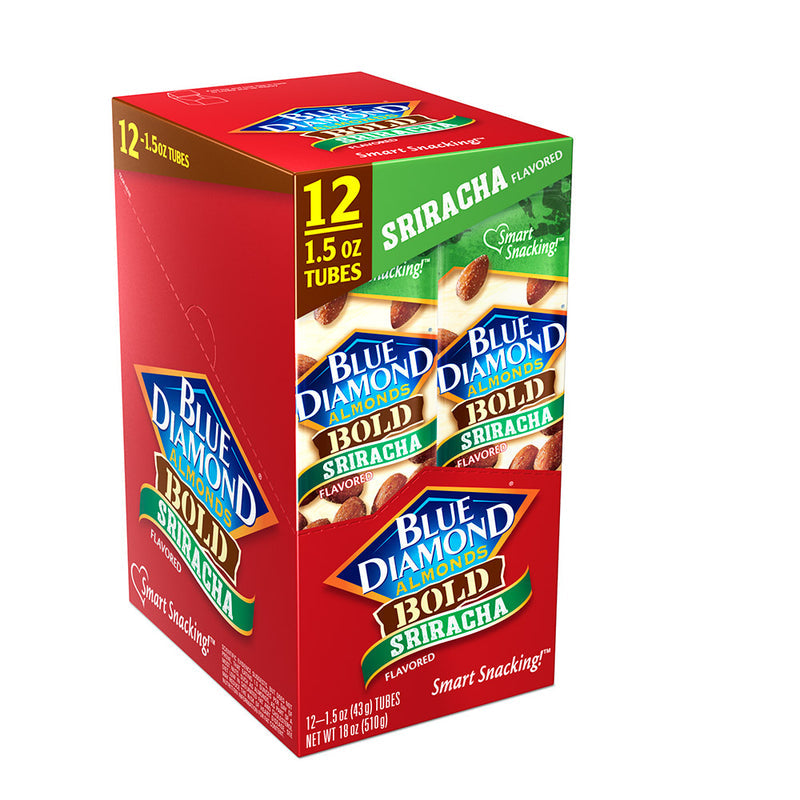 Blue Diamond BOLD Sriracha 43 g (12 Pack) Imported Exotic Snacks Wholesale Montreal Quebec Canada
