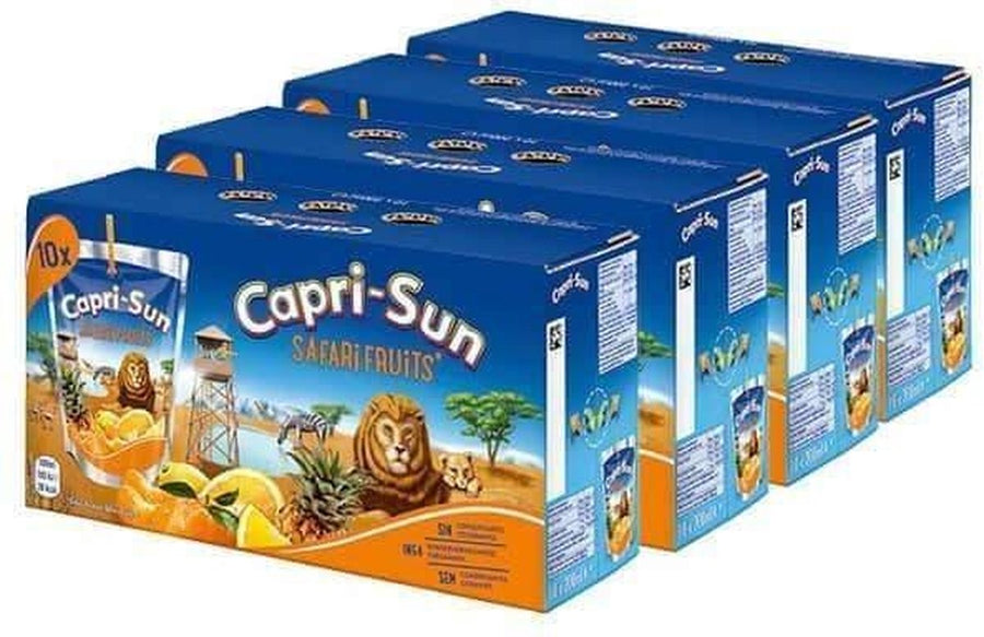 Capri-Sun Safari Fruits 200 ml (40 Pack) Exotic Drinks Wholesale Montreal Quebec Canada