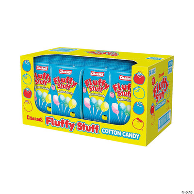 Charms Fluffy Stuff Cotton Candy 71 g (24 Pack) Imported Exotic Wholesale Candy Montreal Quebec Canada