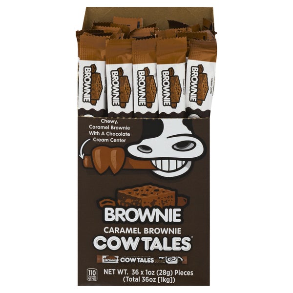 Cow Tales Caramel Brownie 28 g (36 Pack) Exotic Candy Wholesale Montreal QUebec Canada