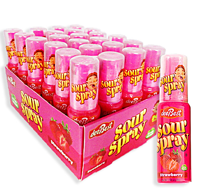 Dee Best Strawberry Sour Spray 24 mL (24 Pack)