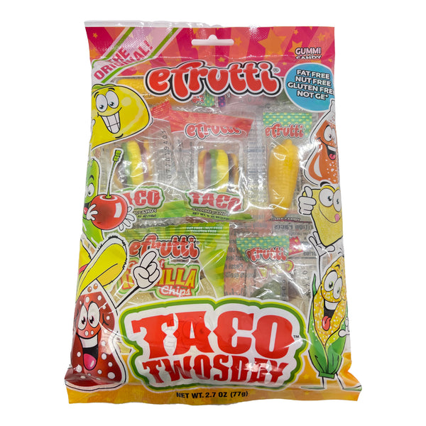 eFrutti Gummi Taco Twosday 77 g (12 Pack) Exotic Candy Wholesale Montreal Quebec Canada