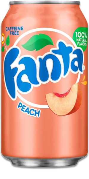 Fanta Peach 355 mL (12 Pack) Exotic Soft Drinks Wholesale Montreal Quebec Canada