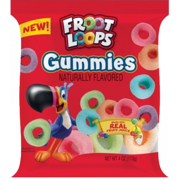 Froot Loops Gummies 113 g (24 Pack) – Exotics Wholesale