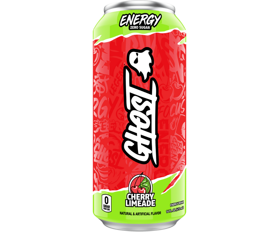 Ghost Energy Cherry Limeade 473 mL (12 Pack) Exotic Energy Drinks Wholesale Montreal Quebec Canada