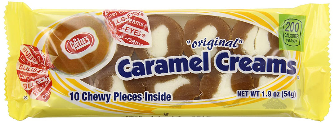 Goetze's Caramel Cream 10-Pack Candy 54 g (20 Pack) Exotic Candy Wholesale Montreal Quebec Canada