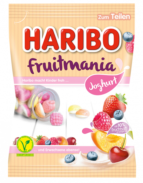 Haribo Fruitmania Yogurt 175 g (26 Pack) Exotic Candy Wholesale Montreal Quebec Canada