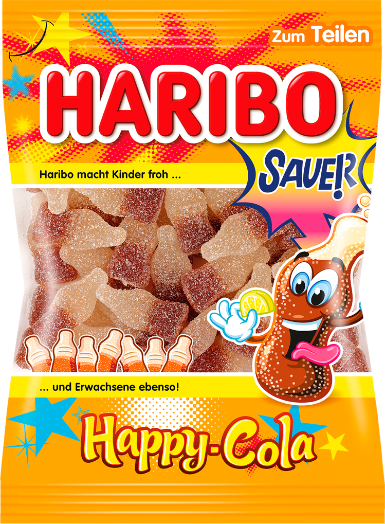 Haribo Happy Cola Sauer 200 g (15 Pack)