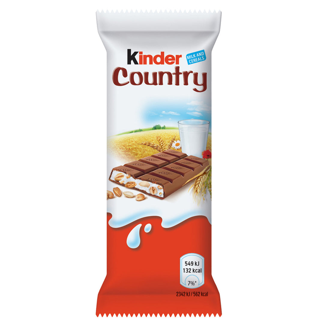 Kinder Country 23.5 g Imported Exotic Snack Europe Montreal Canada Wholesale