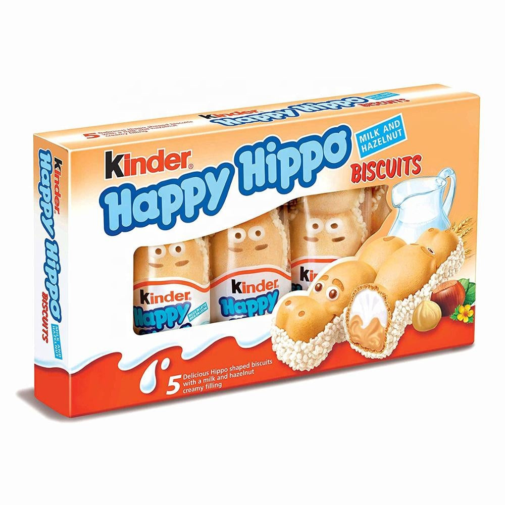 Kinder Happy Hippo Hazelnut 21 g (50 Pack) Exotic Snacks Wholesale Montreal Quebec Canada